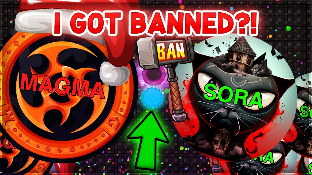 AGMA.IO Did Magma get BANNED?! *Too much powerup spam*