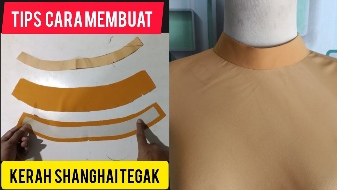 tips dan trik cara membuat kerah Shanghai tegak #tipsdantrikcaramembuatkerahsanghaitegak#yansbusana