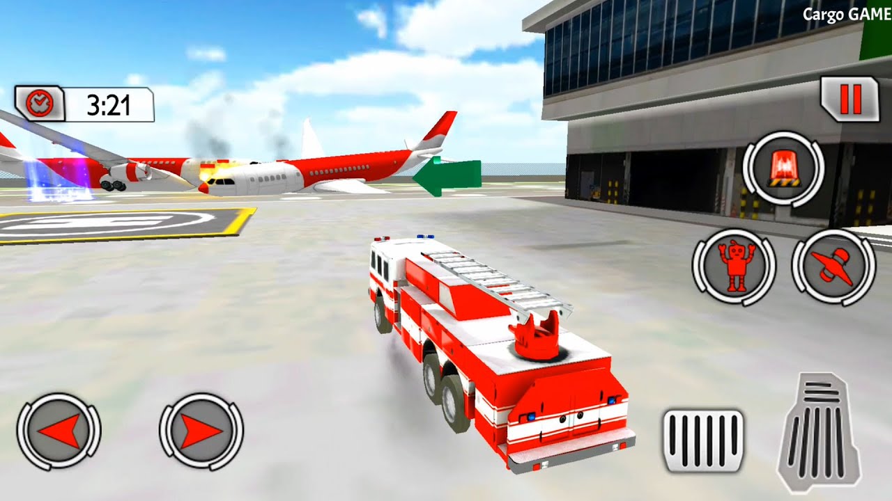 Fire Truck Simulator - Firefighter Flying Robot Transform Fire Truck Sim - Android gameplay