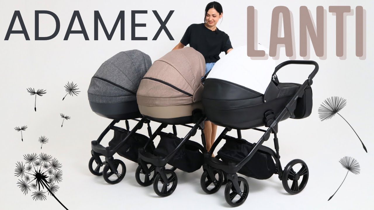 Коляска 2в1 Adamex Lanti