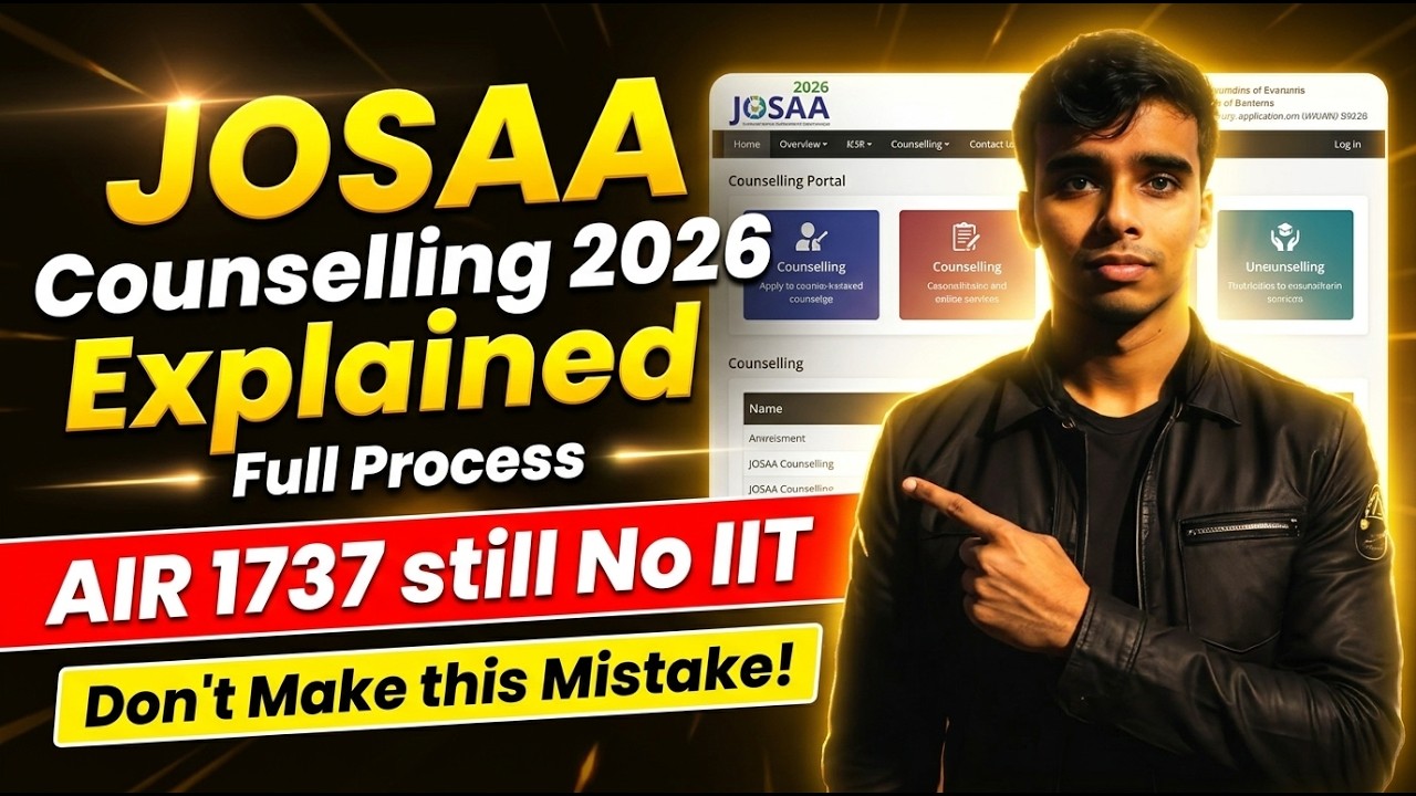 JOSAA Counselling Procedure 2026 🤔 JOSAA Counselling Choice Filling 🥹 JOSAA 2026 Counselling