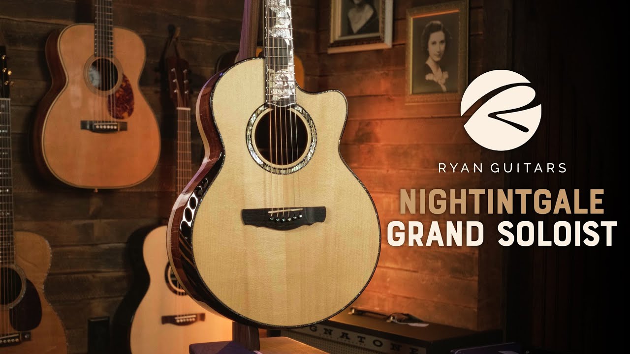 Ryan Nightingale Grand Soloist Demo  |  Adirondack Spruce & Nicaraguan Rosewood  |  NAMM 2024 Model