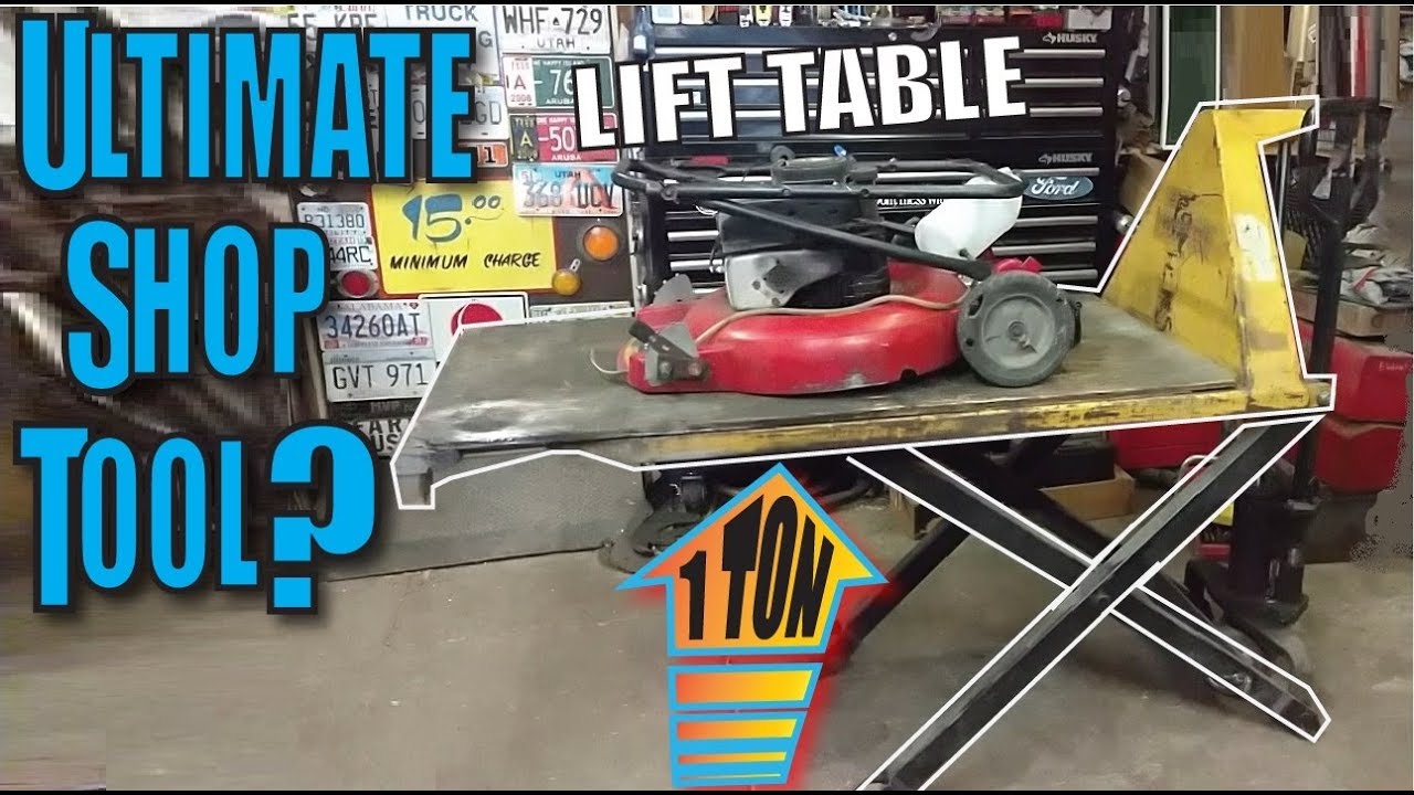 Shop Lift Table, portable Work Bench, Forklift?