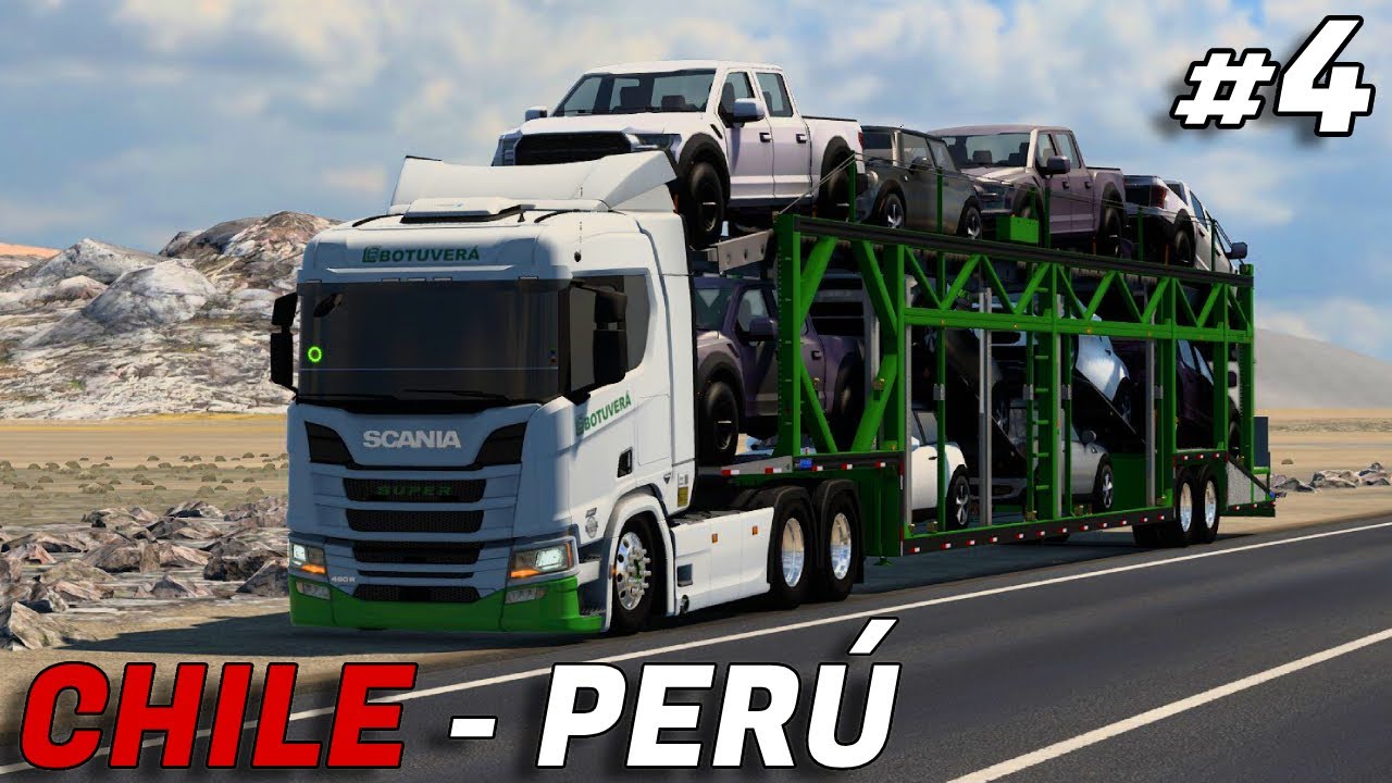¡TRASLADAMOS RAPTOR DESDE CHILE A PERÚ! | PARTE #4 | ETS2 | @Paaultv​