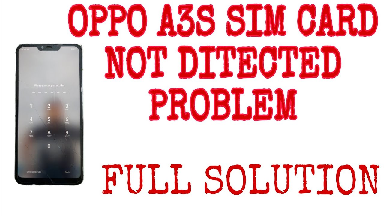 OPPO A3S SIM CARD NOT DITECTED PROBLEM #mobilerepair #mobile_repairing_course #vivo