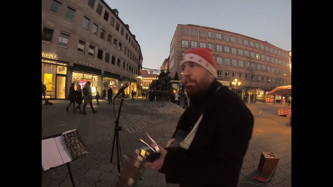 Street Musician plays  
