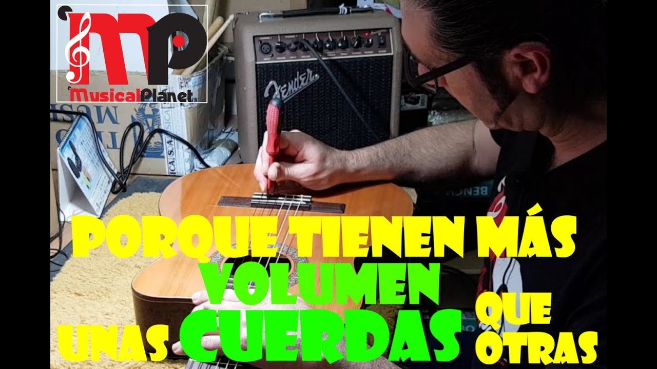 Porque tienen más volumen unas #Cuerdas que otras