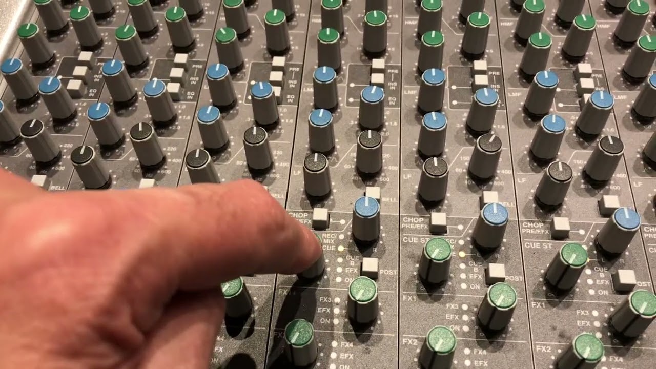 SSL AWS Delta Cue mix and Headphones