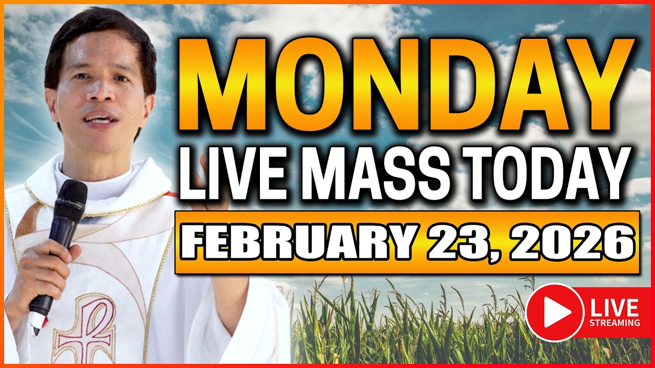 MONDAY FILIPINO LIVE MASS TODAY II FEBRUARY 23, 2026 II FR. FIDEL ROURA