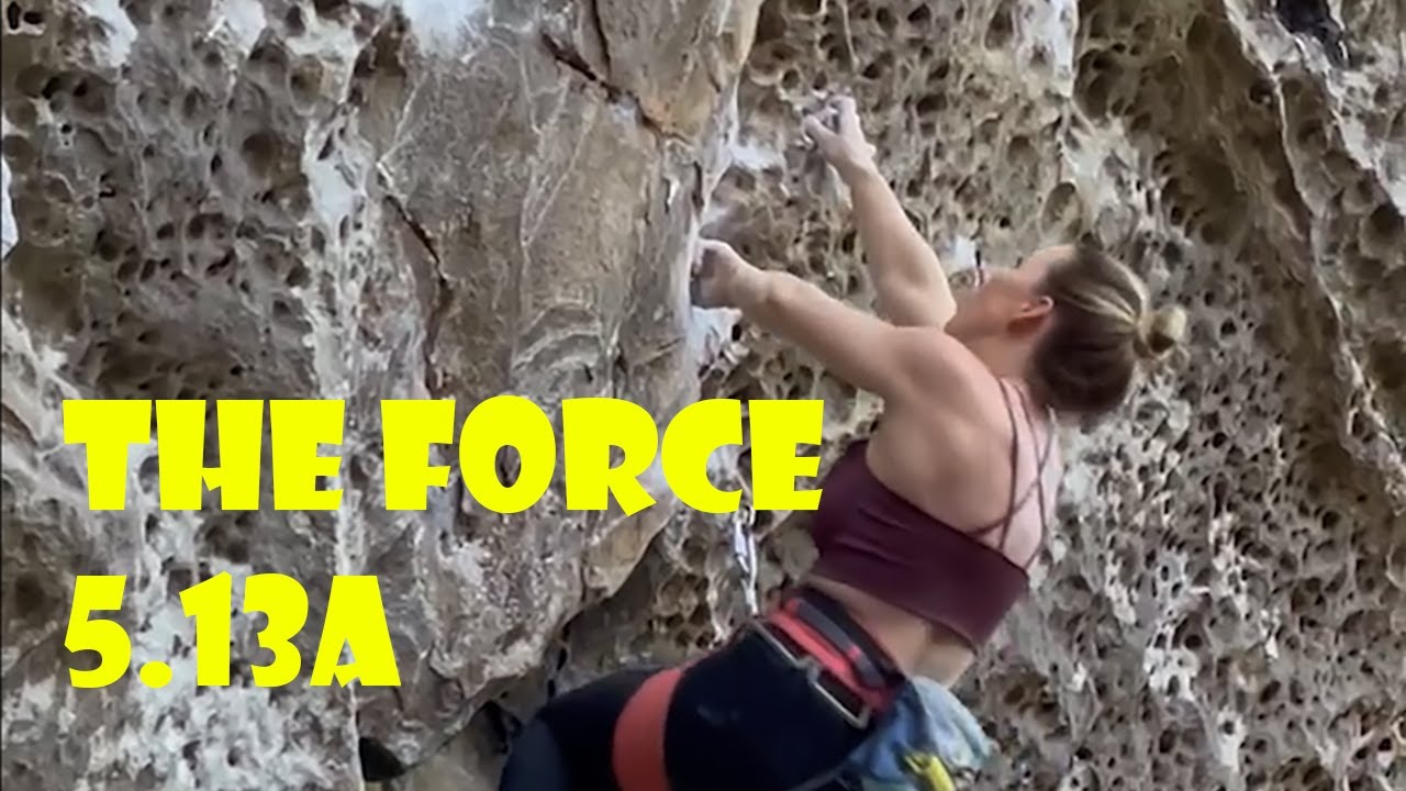 The Force (5.13a)- Red River Gorge- Sara Linz