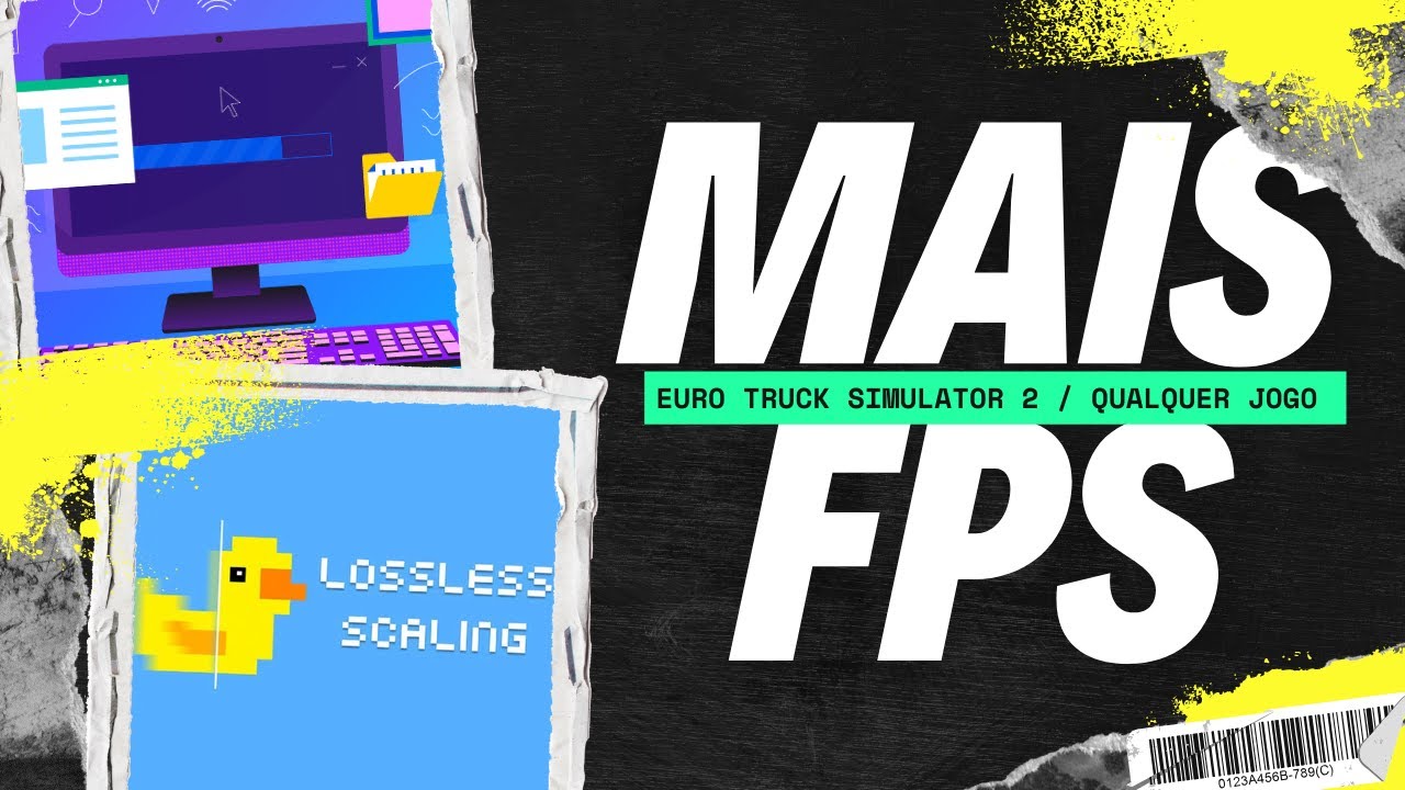 SAIBA COMO AUMENTAR SEU FPS NO EURO TRUCK SIMULATOR 2 OU EM QUALQUER JOGO COM O LOSSLESS SCALING