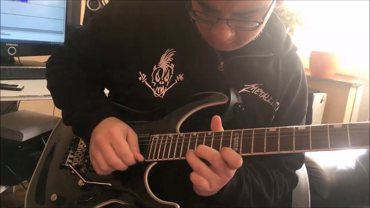 E Phrygian Metal Solo Improvisation