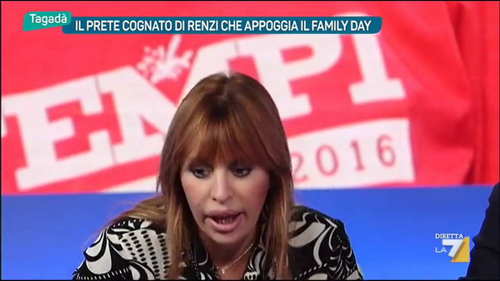 Lite in studio tra Amalia Signorelli e Alessandra Mussolini sulle unioni civili