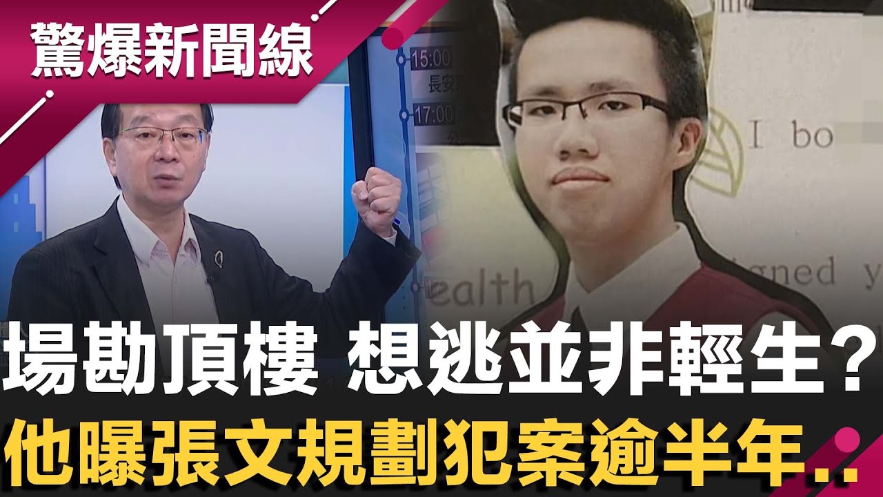 兇嫌5度變裝 縱火.砍人.補彈 驚險180分鐘！誰協助？王瑞德曝張文根本不想死！犯案地點僅離警局30公尺 警方擋不了？他再怒轟北捷全部鬆懈掉..｜【驚爆新聞線】20251220｜三立新聞台