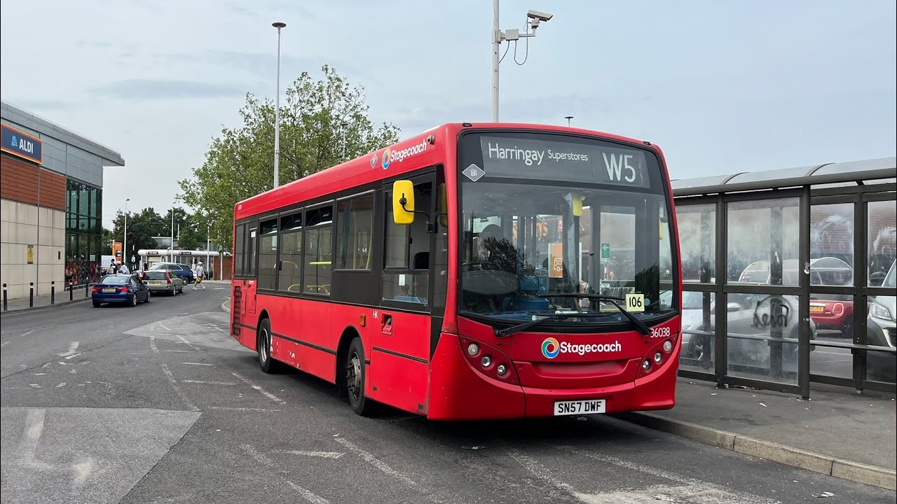 *Withdrawn* Journey on Route W5 | Stagecoach East London (SN57DWF 36038)