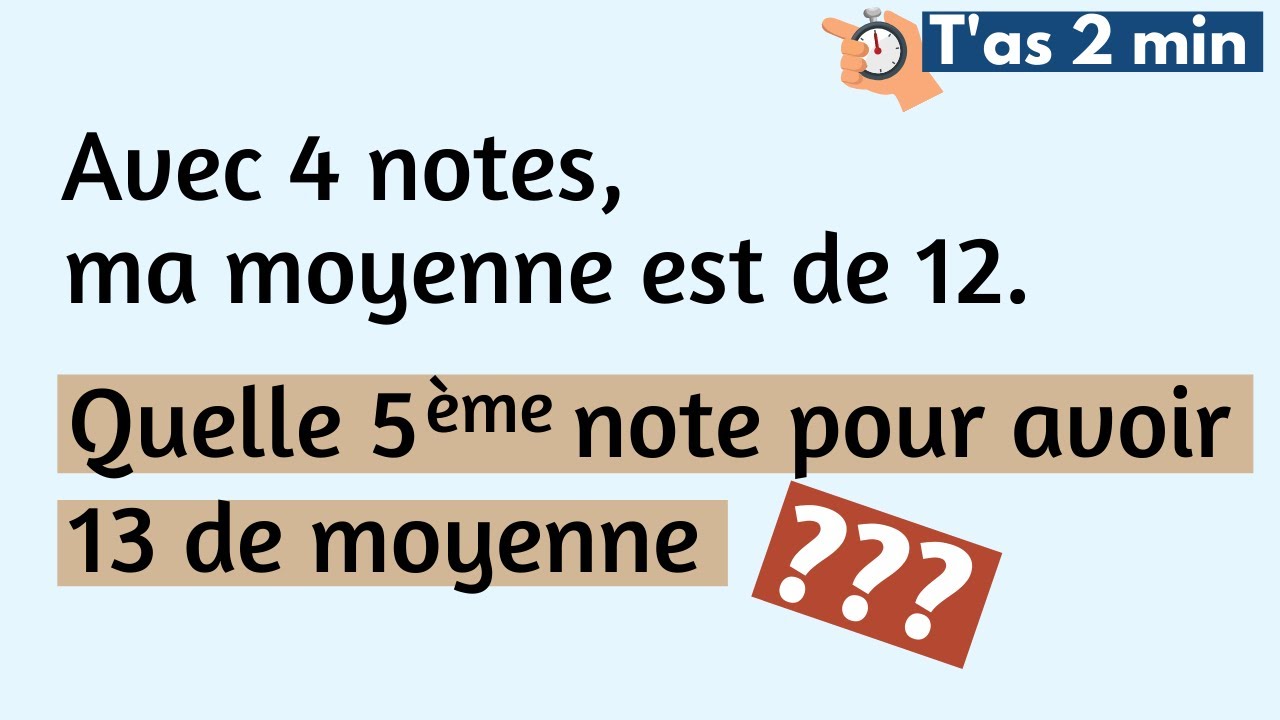 T'as 2 minutes, trouve la 5ème note !