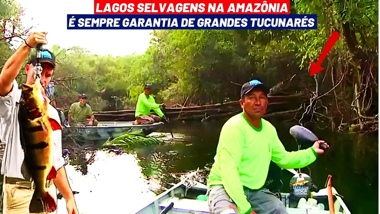 ENTRAMOS NA MATA PRA PESCAR EM UMA SEQU&Ecirc;NCIA DE LAGOS SELVAGENS NA AMAZ&Ocirc;NIA. EP. 02