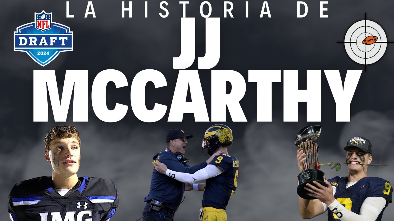 El QB más CONTRASTANTE del NFL DRAFT 2024. La historia de JJ MCCARTHY.