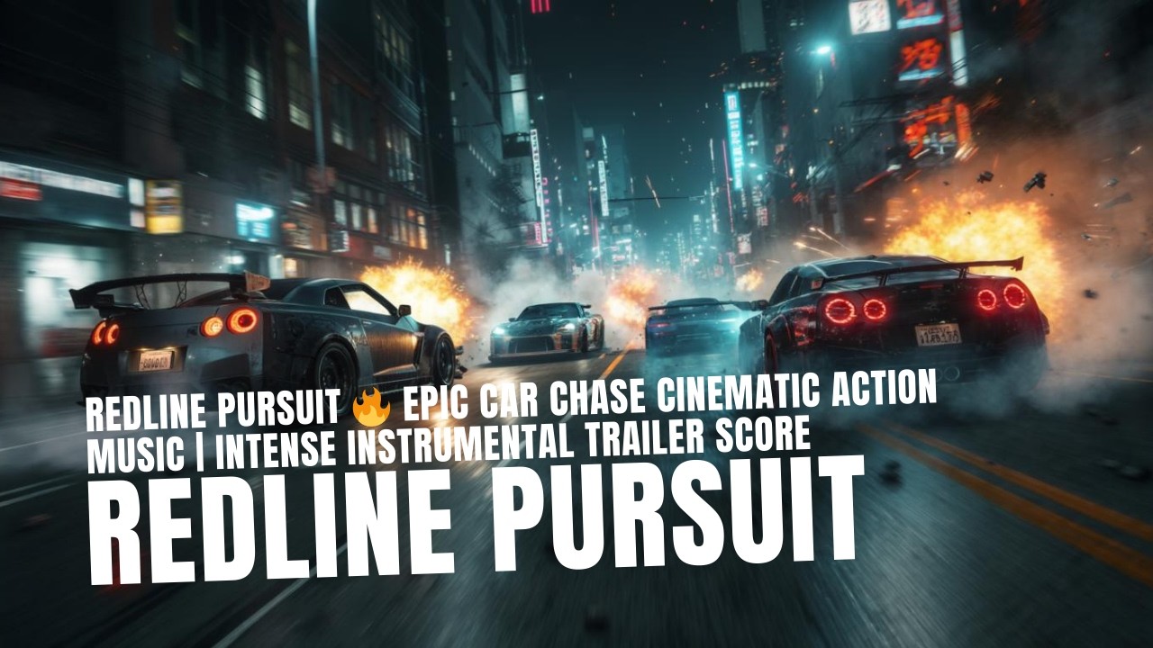 REDLINE PURSUIT 🚗🔥 Эпическая погоня на автомобилях, кинематографический экшен, музыка | Напряженн...