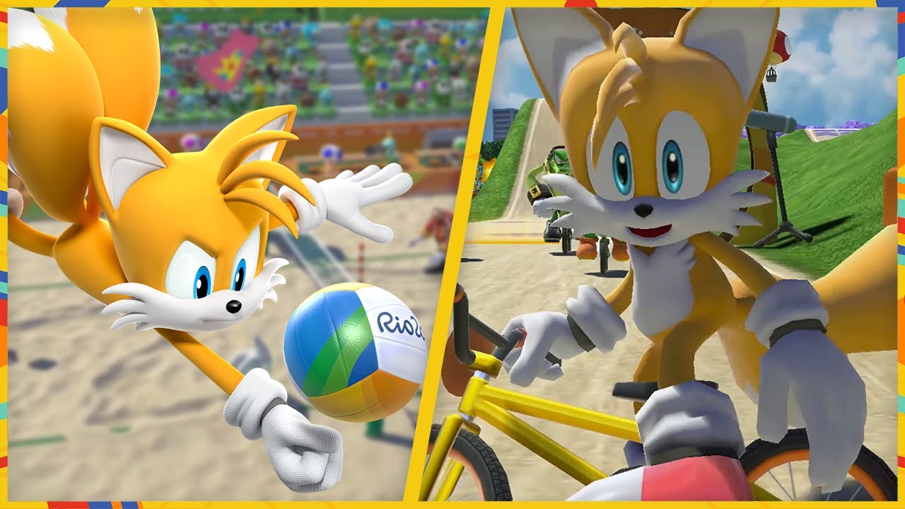 Mario & Sonic at the Rio 2016 Olympic Games for Wii U - All Minigames/Events (Tails gameplay)