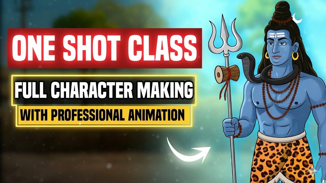 4k Human Characters Making For Drawing Cartoon 2 🔥| 2d Cartoon Animation Full Course