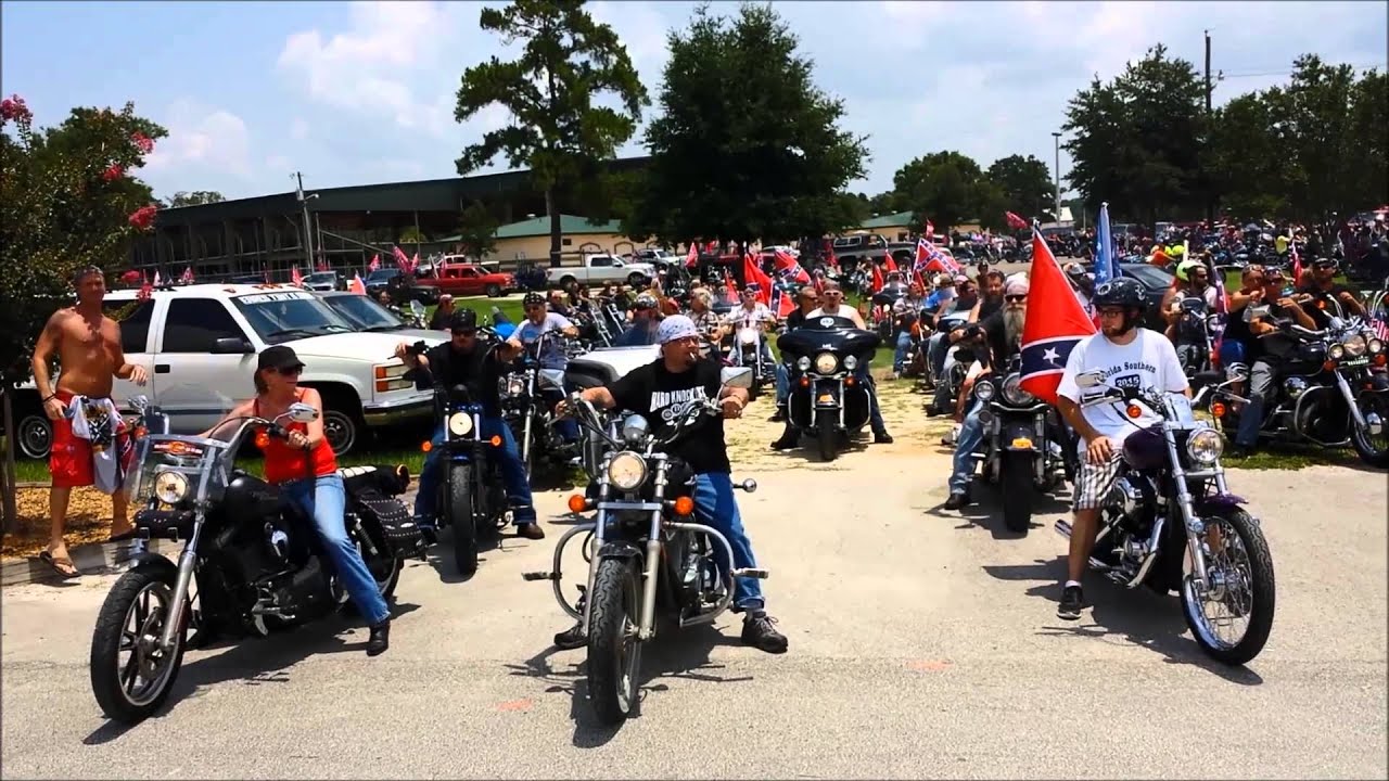 Shots Fired at Confederate Flag Florida Southern Pride Ride Rally