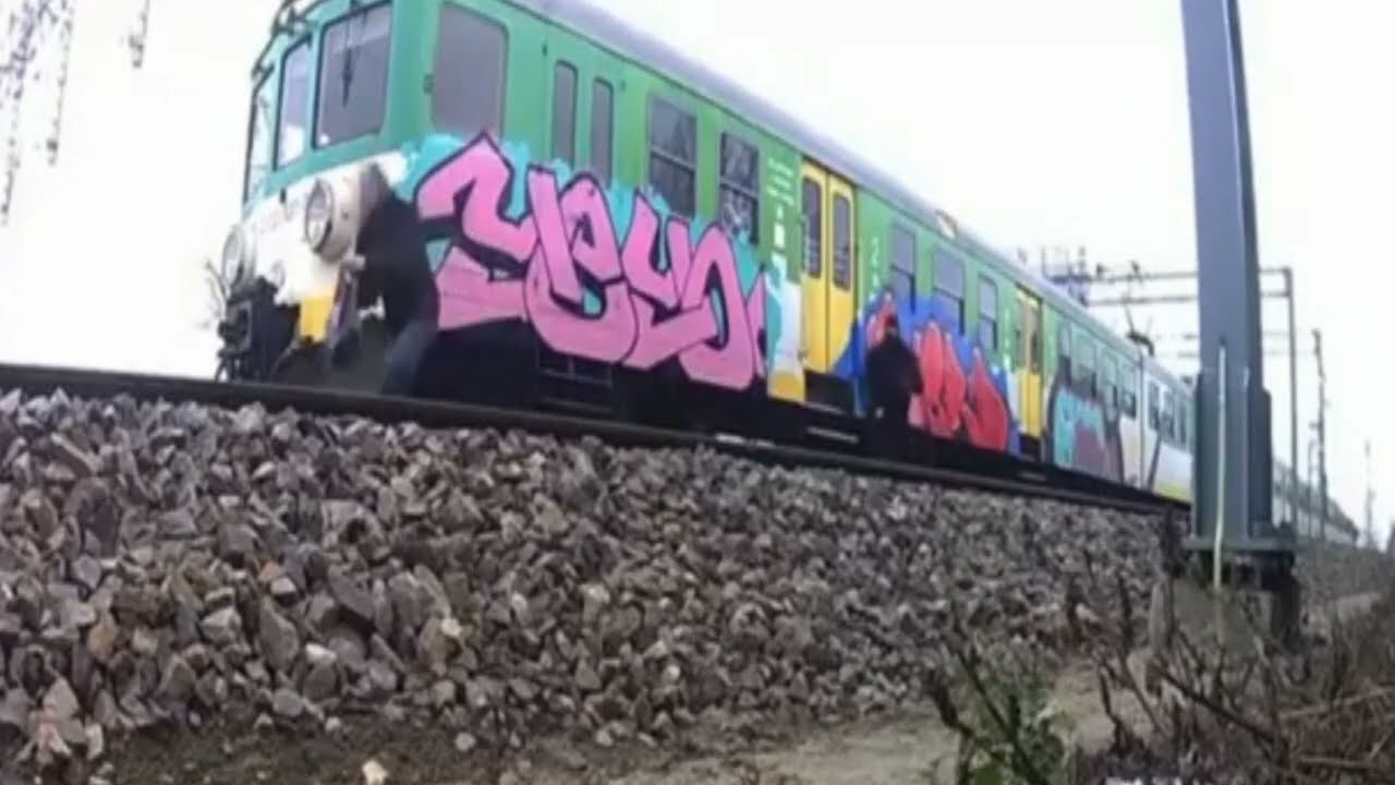 Warsaw Poland Graffiti Chase