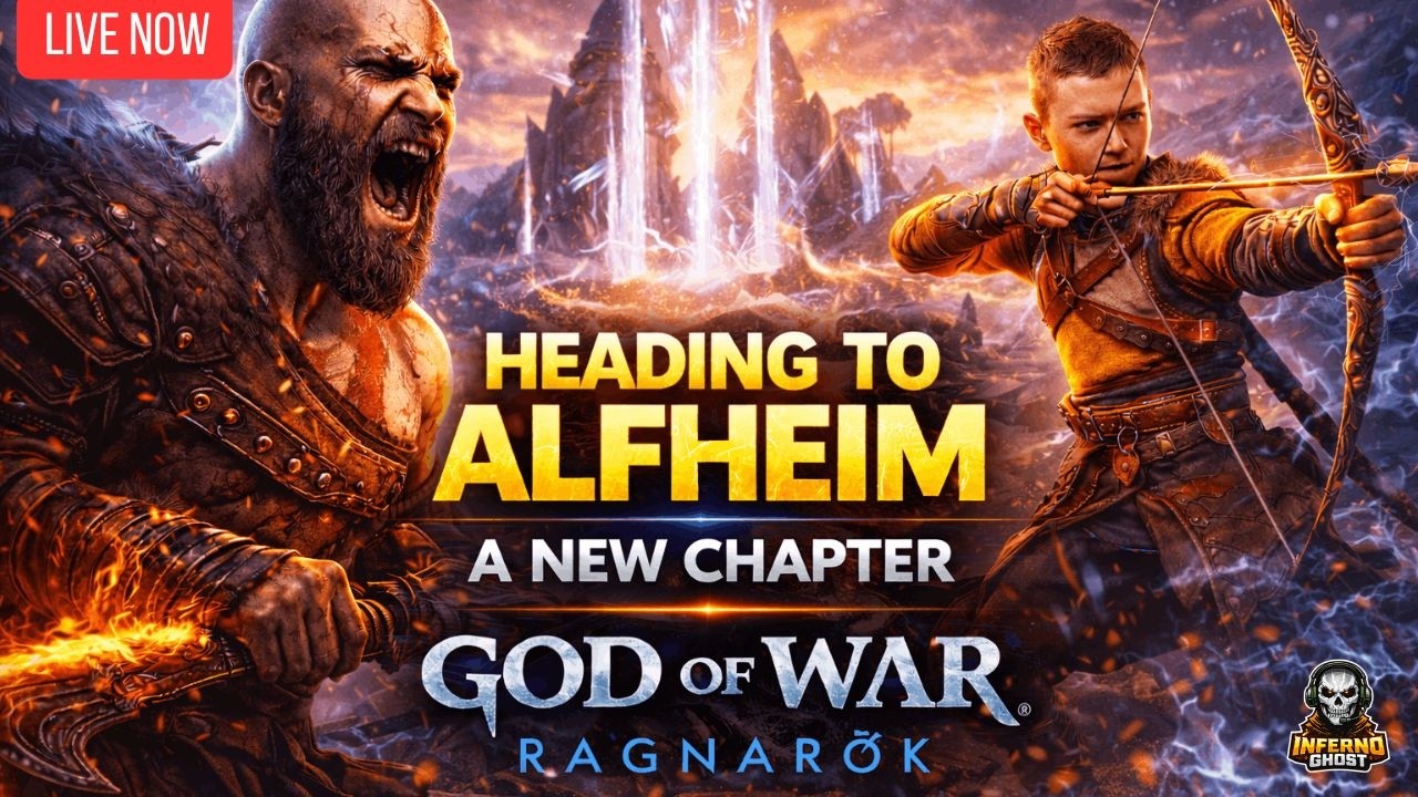 🔴New Chapter Begins | God of War Ragnarök  Heading to Alfheim 🔥 Day 9