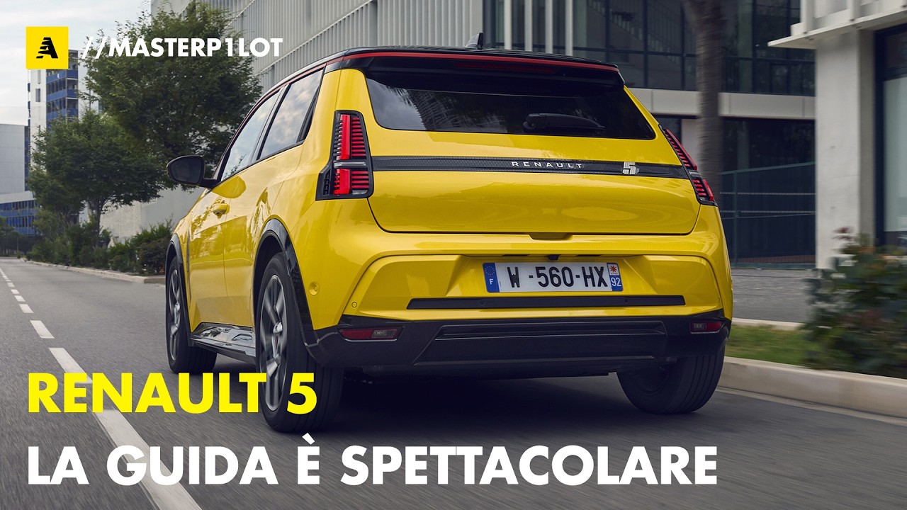 Nuova RENAULT 5 elettrica 2025 | …E-TECH sì, ma PENNELLA le curve. Da 25.000 euro [ENG Audio]