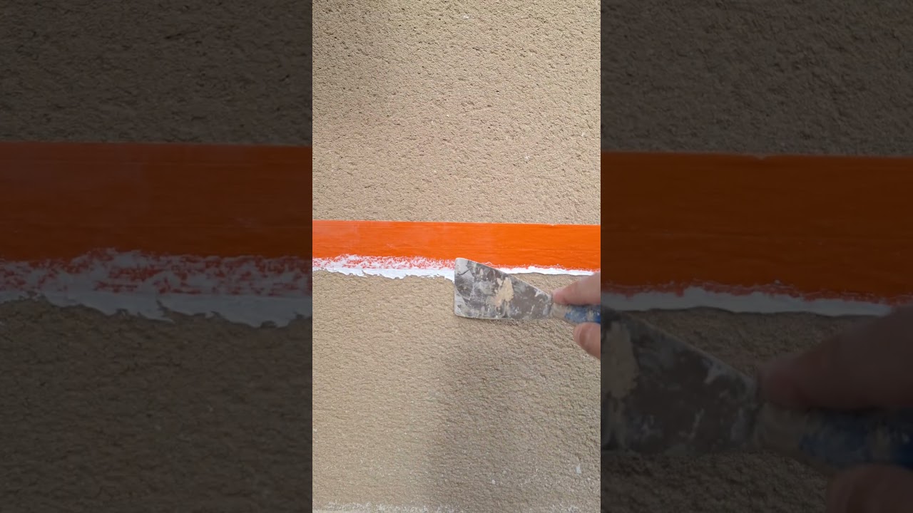 Faire un soubassement ext&eacute;rieur #travaux #peinture #peintre #renovation