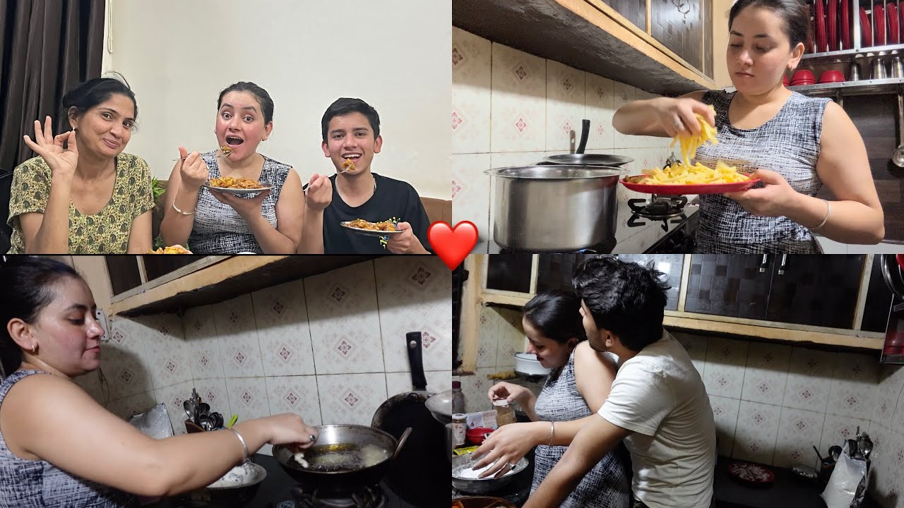 Nidhi Ne Ghar Pe Bnaye Honey Chilli Potatoes🥔😍 & *This Happened*🥺