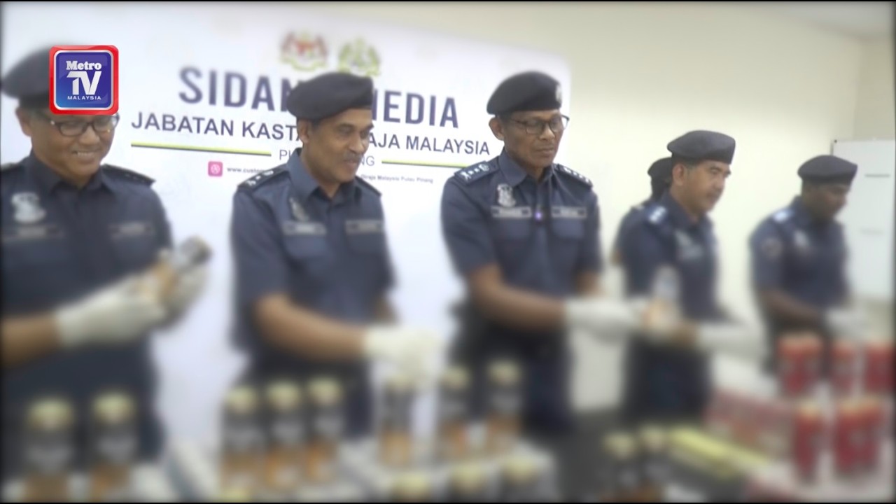 Kastam rampas 96,000 tin minuman keras bernilai RM1.9 juta
