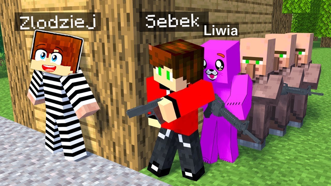 Sebek i Liwia ZŁAPALI ZŁODZIEJA na SMILELANDI w Minecraft!