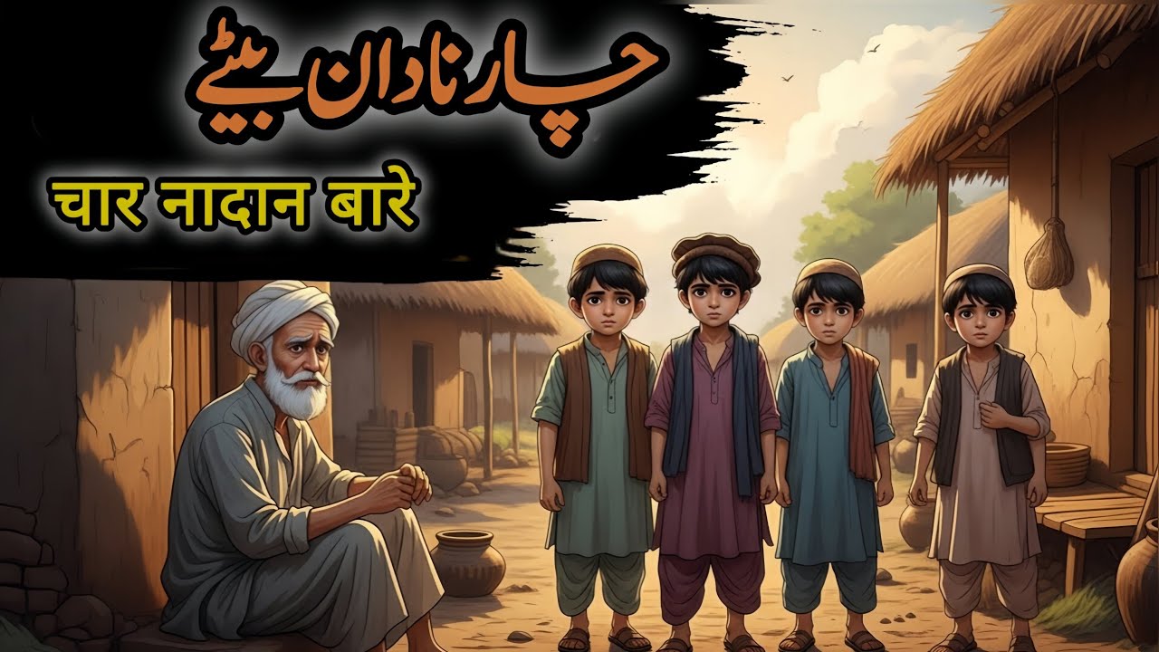 Chaar Nadaan Betay | Moral Story In Urdu | Urdu Story | Urdu kahani | Best Moral Story/Kahani 