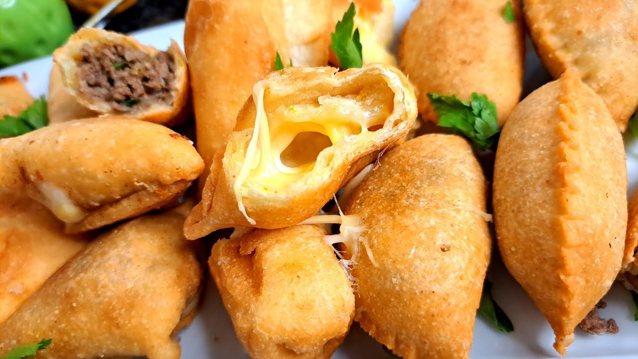 سمبوسك رمضان🌙باضافه جديده 💯مقرمشه لاخر حبه سمبوسك مالحه او حلوة والسبرينغ رولز📌من عجينه واحده