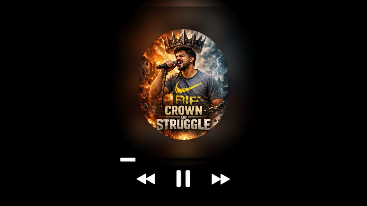 CROWN OF STRUGGLE | Motivational Rap Song | My Life My Fight | Official Music Video