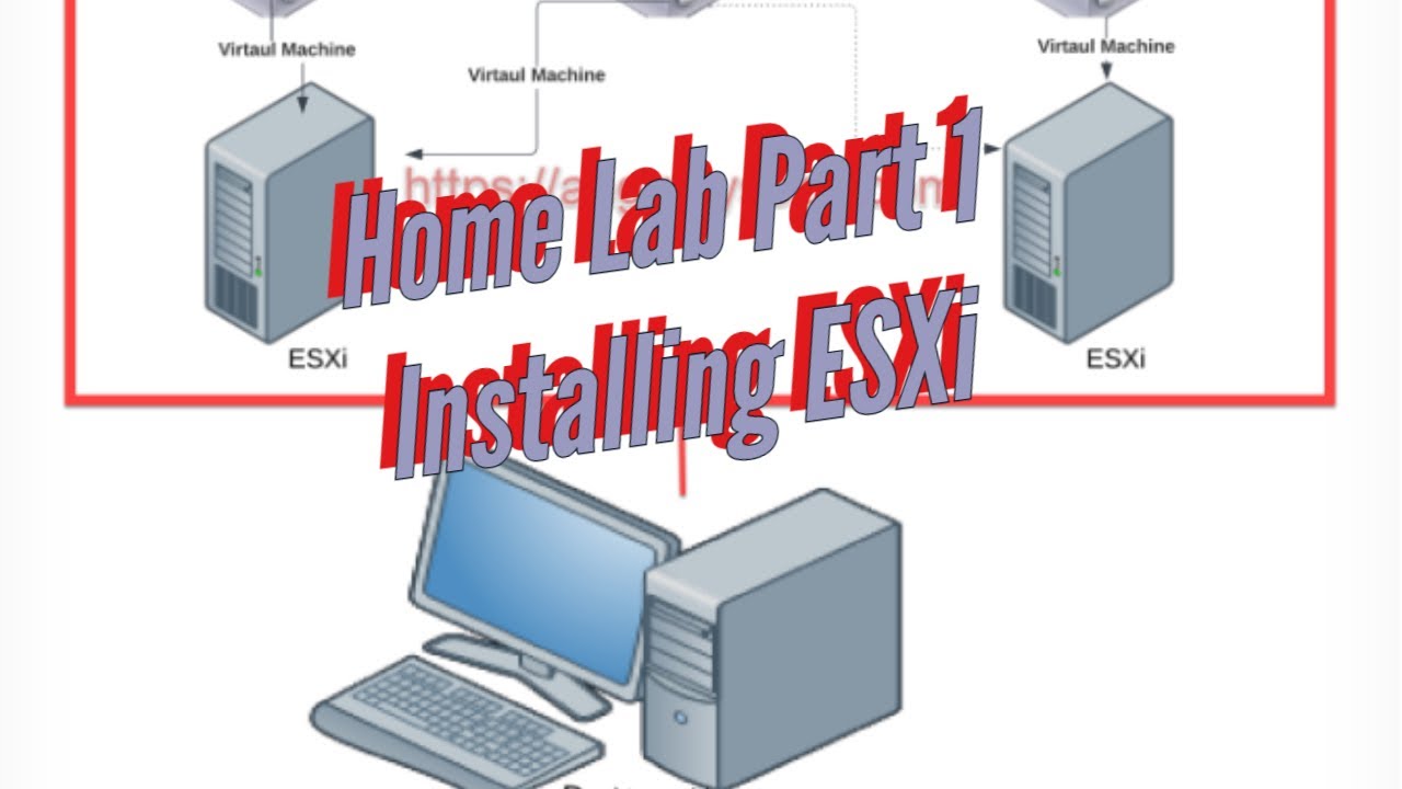 #Homelab #virtualization #Esxi [EP1] Build a home lab using your local PC  - Installing ESXi servers