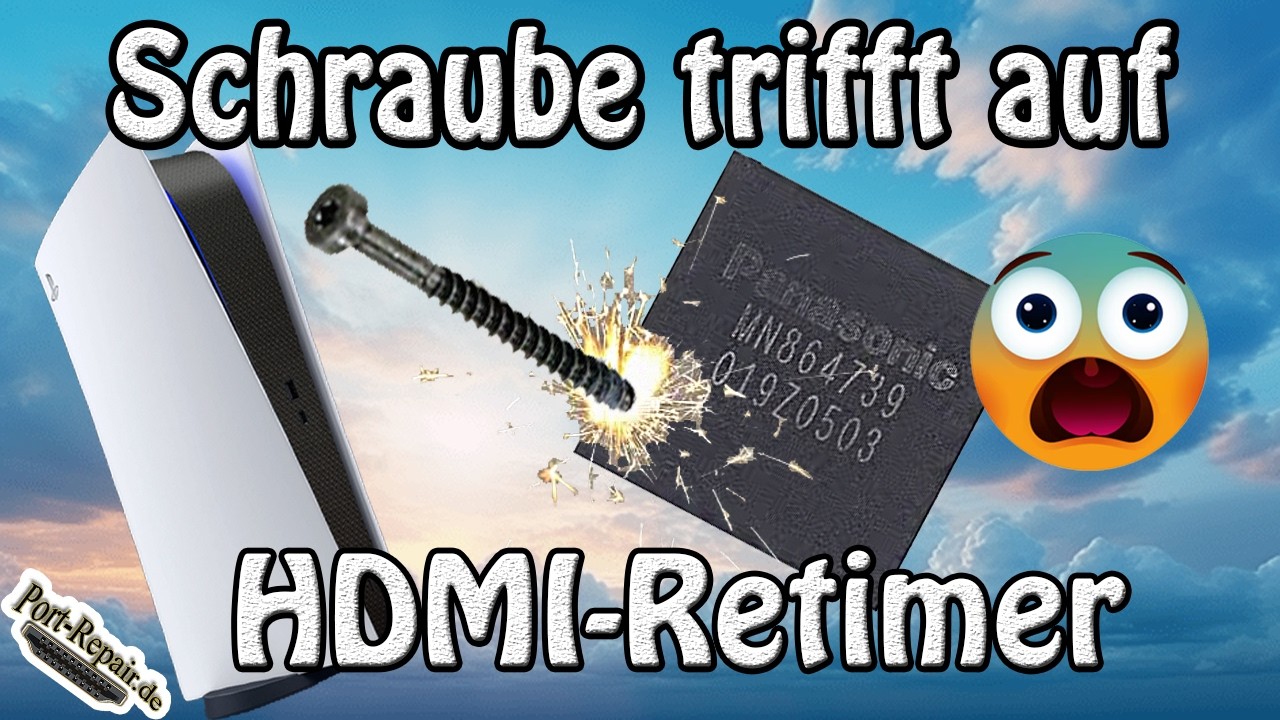 Falsche Schraube legt PS5 lahm [Port-Repair]