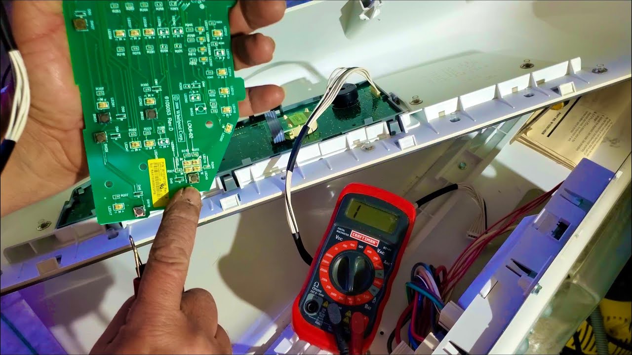 Fixing a Broken Washing Machine /أصلاح مجفف ملابس لايعمل