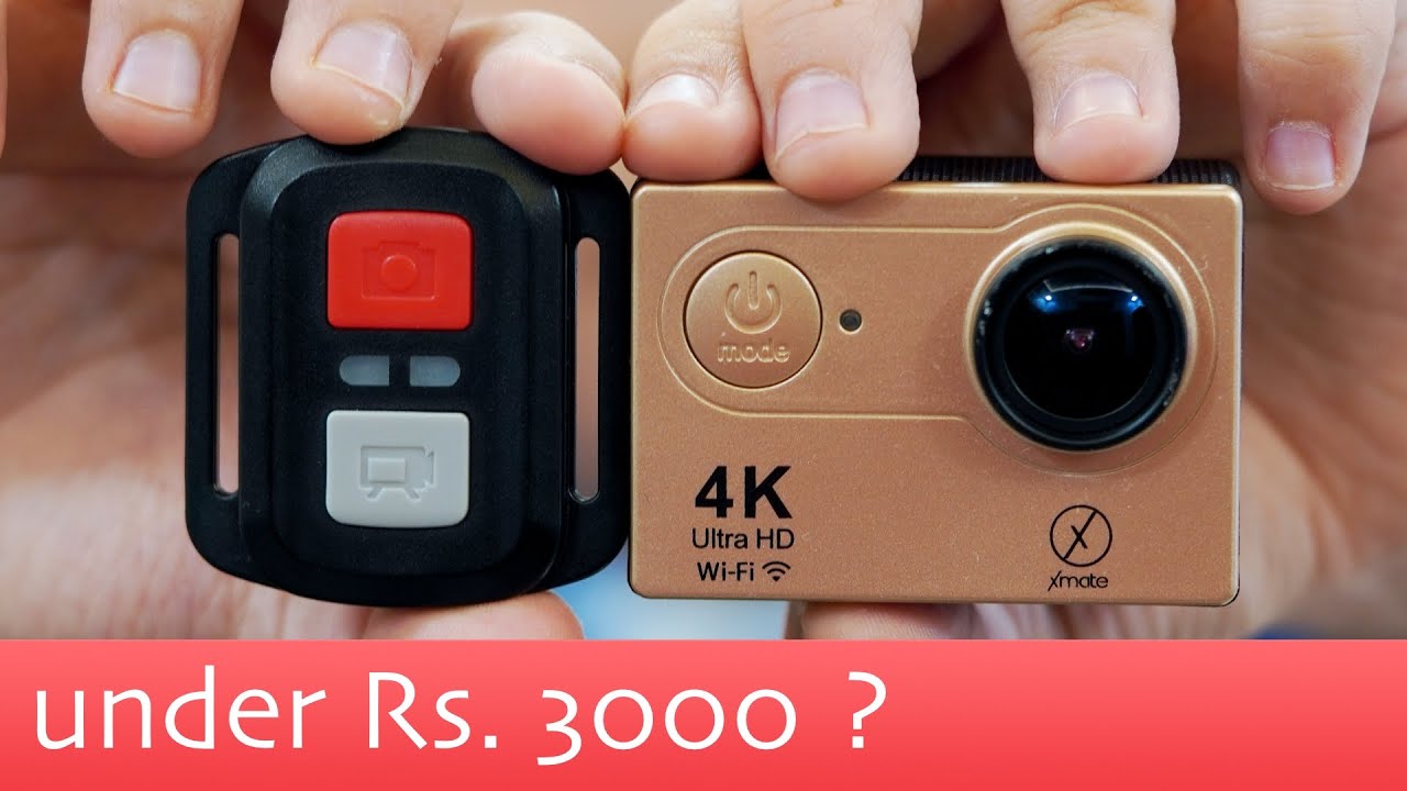 4K Action Camera for under Rs.  3000? (Cheap Action Camera)