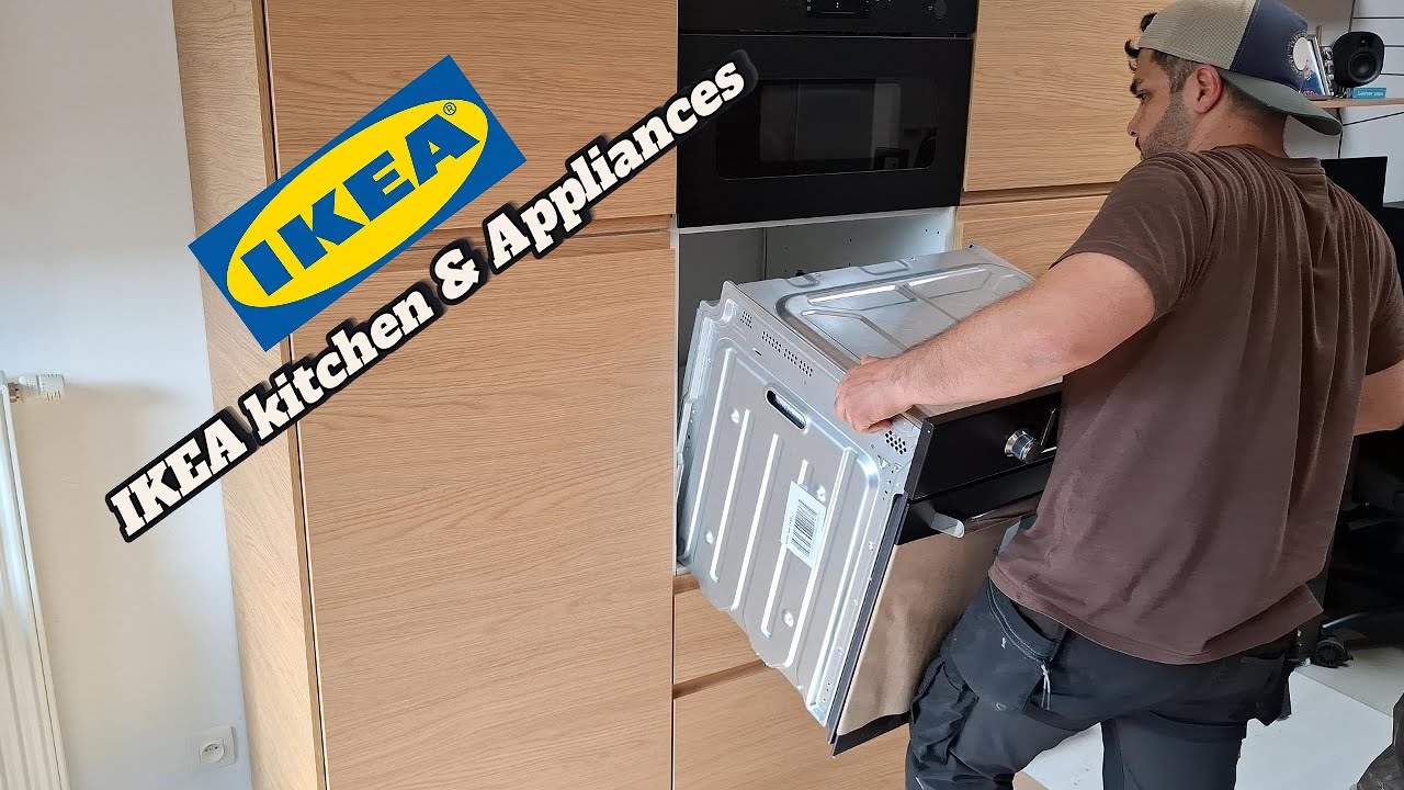 Installing IKEA VOXTORP oak effect kitchen 36