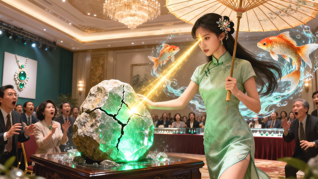 She has X-ray vision and can see the gems inside stones, which amazed everyone!