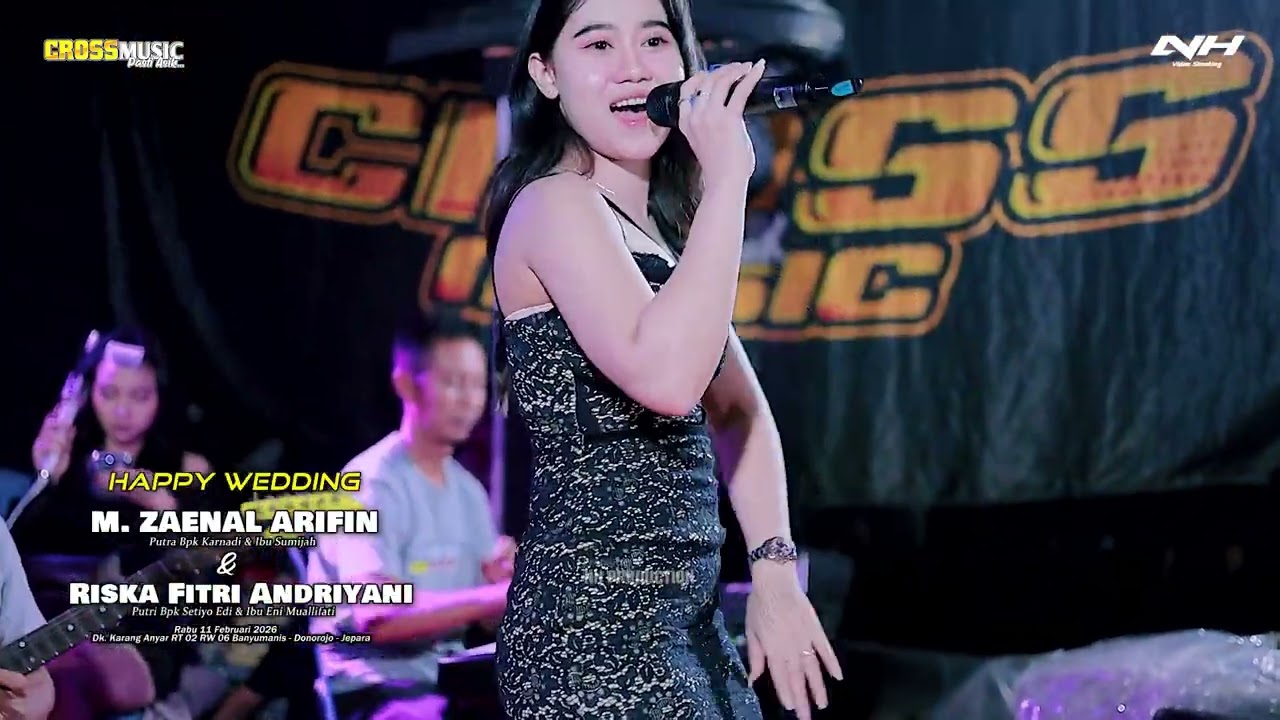 CINTA DARI SEBRANG ISTI - -CROSS MUSIC - WEDDING ARIFIN & RISKA  - BANYUMANIS