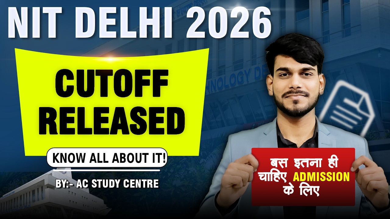 NIT Delhi Cutoff 2026 📉 Which Branch will be available on the lowest rank?⚠️Placement and Campus ...