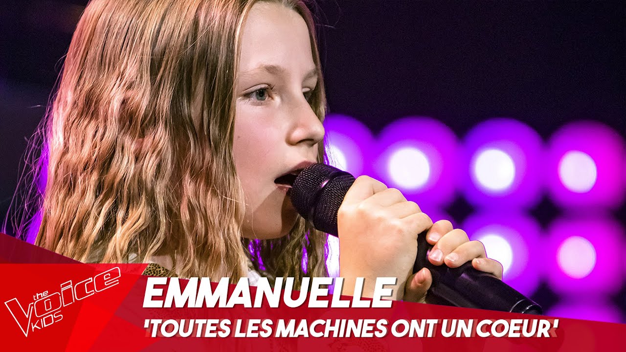 Emmanuelle - 'Toutes les machines ont un coeur' | Blind Auditions | The Voice Kids Belgique