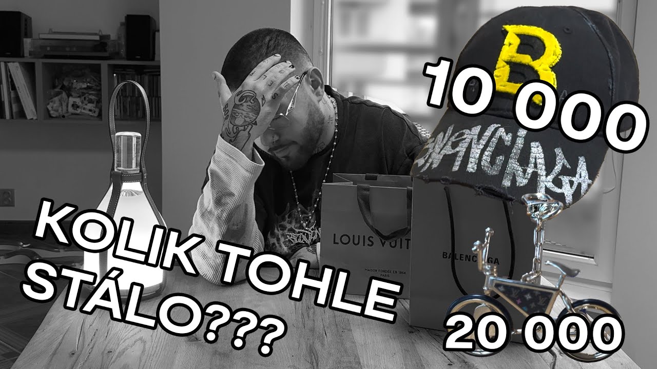 JAK VYPADÁ PŘÍVĚSEK ZA 20 000 KČ | Unboxing Balenciaga a Louis Vuitton | Zdeno, Balenciaga Don