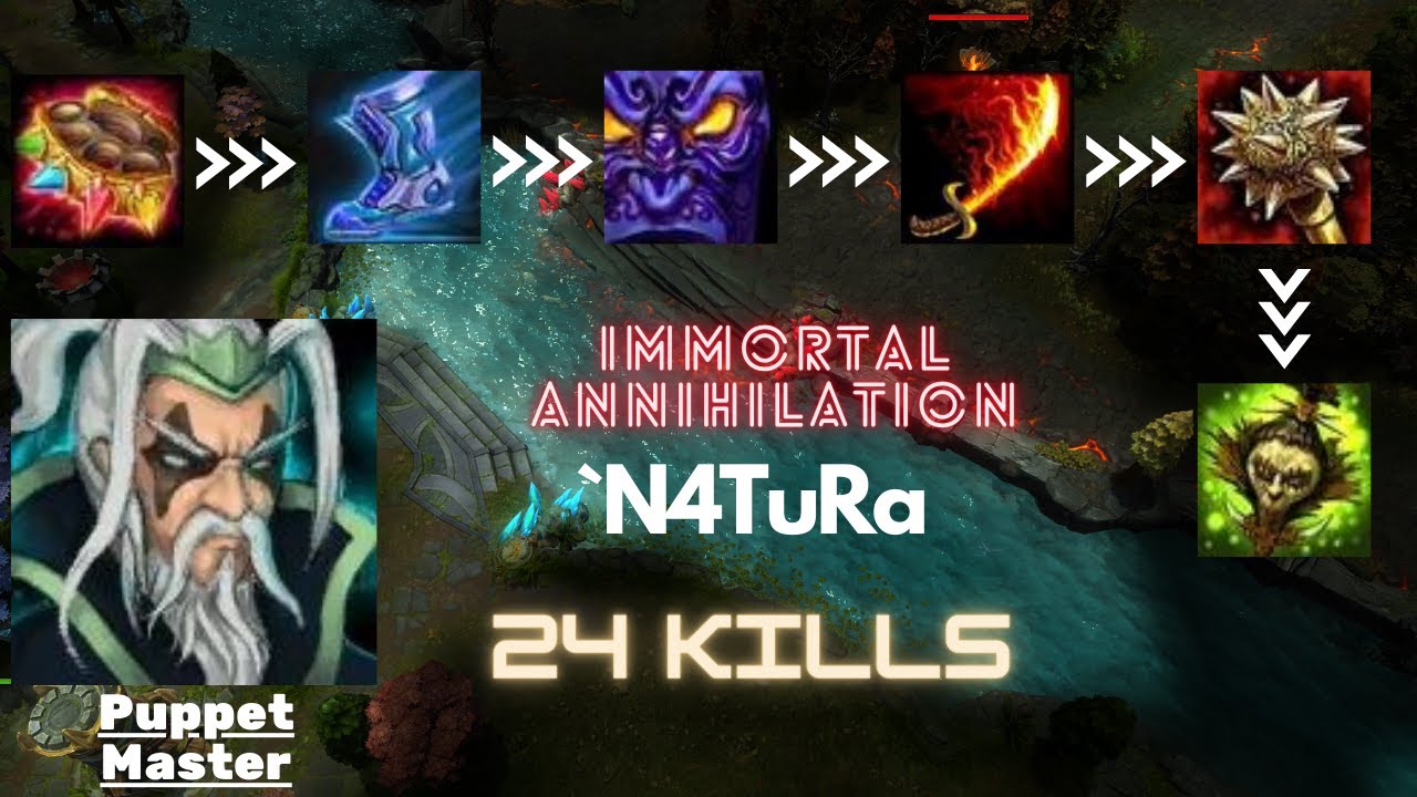 HoN Mid Wars Puppet Master `N4TuRa Heroes of Newerth