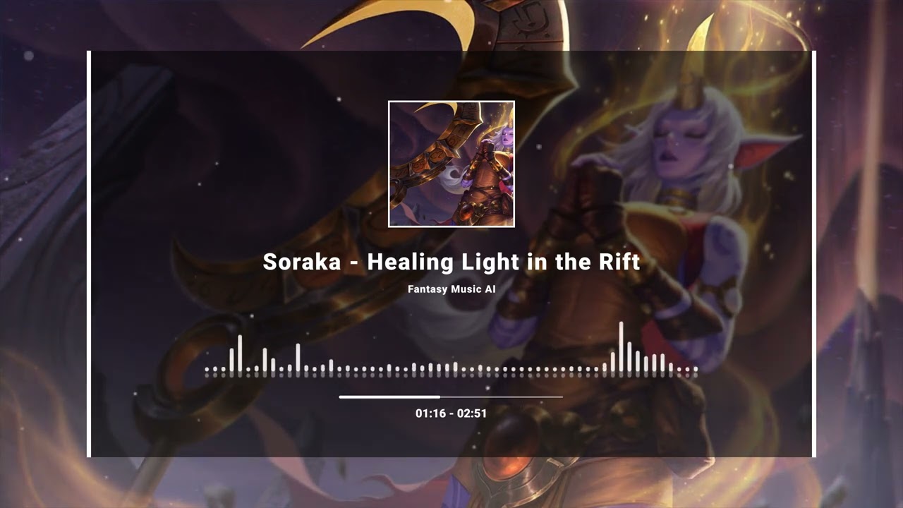 Soraka - Healing Light in the Rift | A league of legends song | Fantasy Music AI