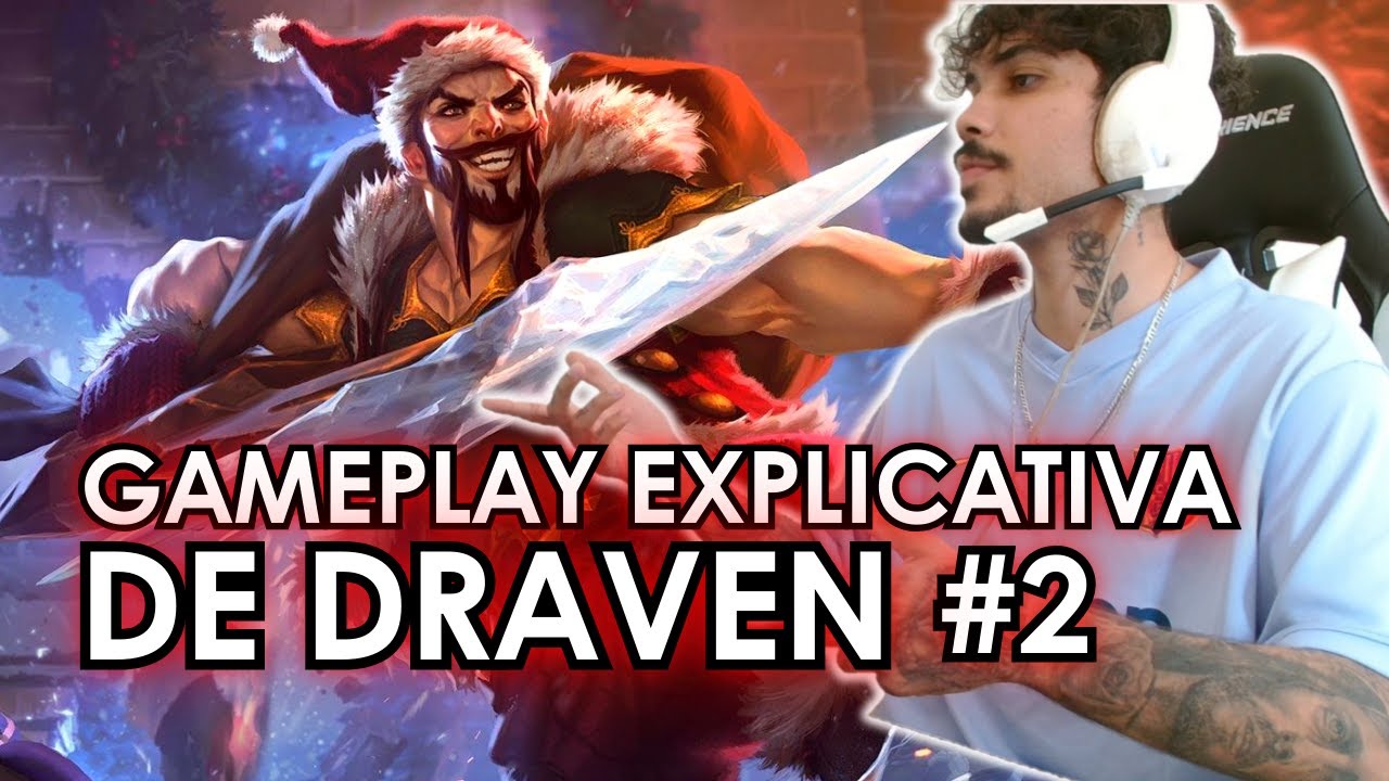 COMO JOGAR NO ERRO DO ADC INIMIGO - DRAVEN (EXPLICATIVO)