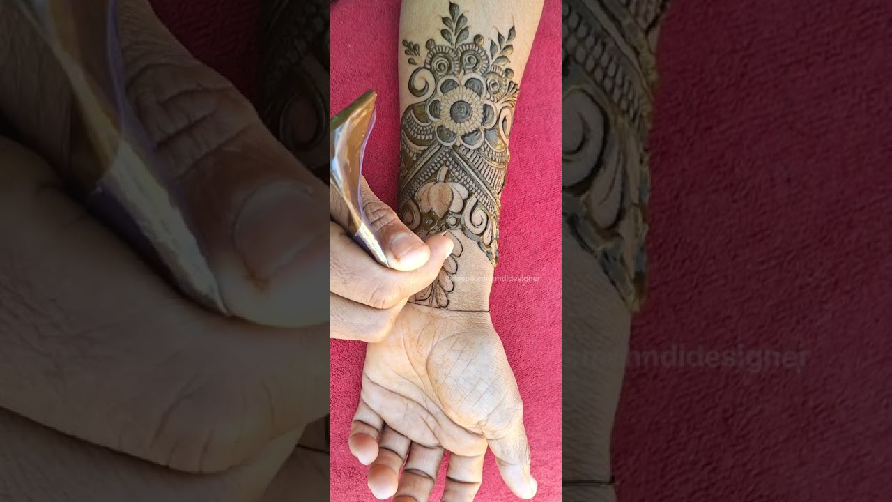 Top Trending Bridal Mehndi Design 2026 | Full Hand Lotus & Jaali Work ✨